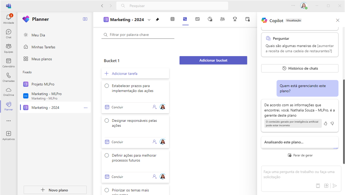 Latência em Dependências de Tarefas no Microsoft Planner
