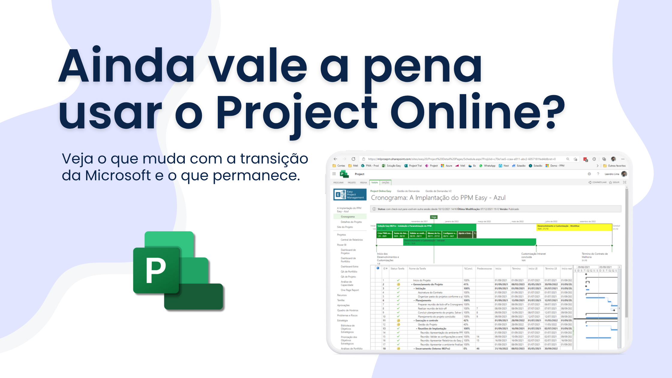 Capa do artigo Ainda vale pena usar o Project Online