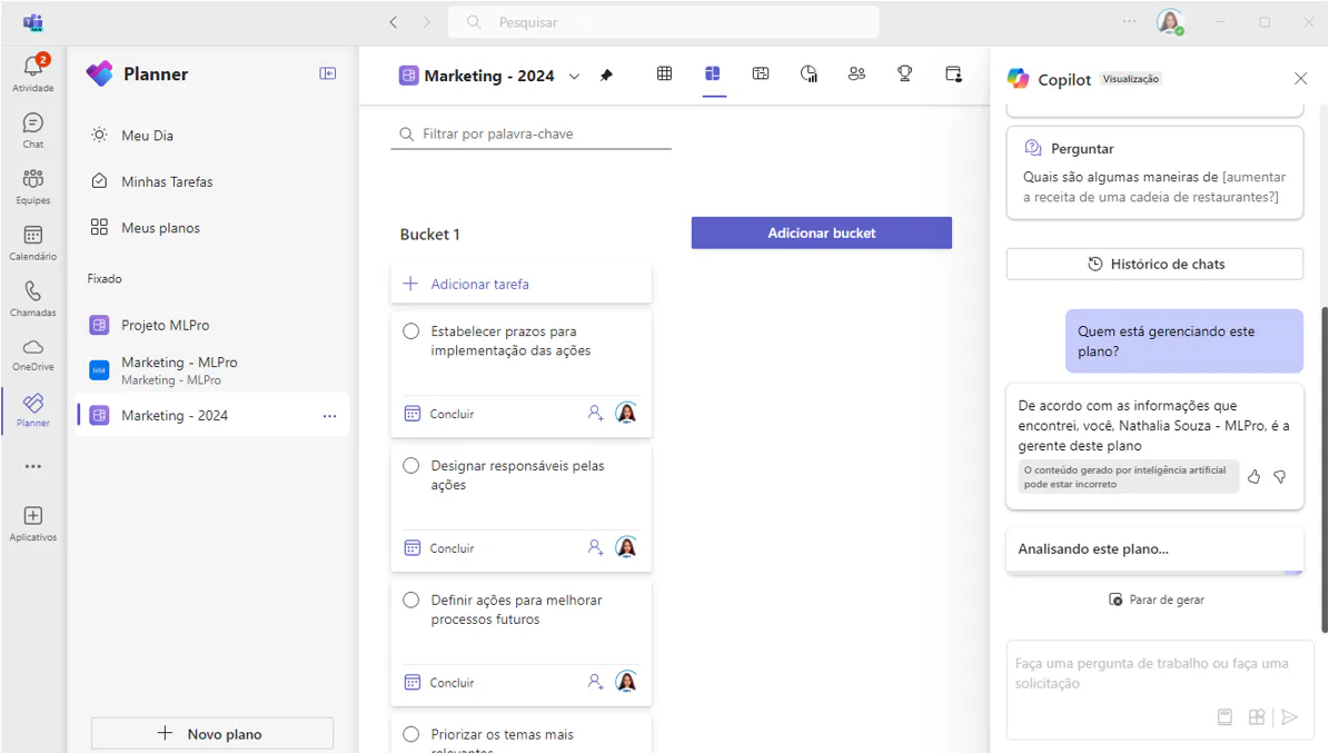 Latência em Dependências de Tarefas no Microsoft Planner