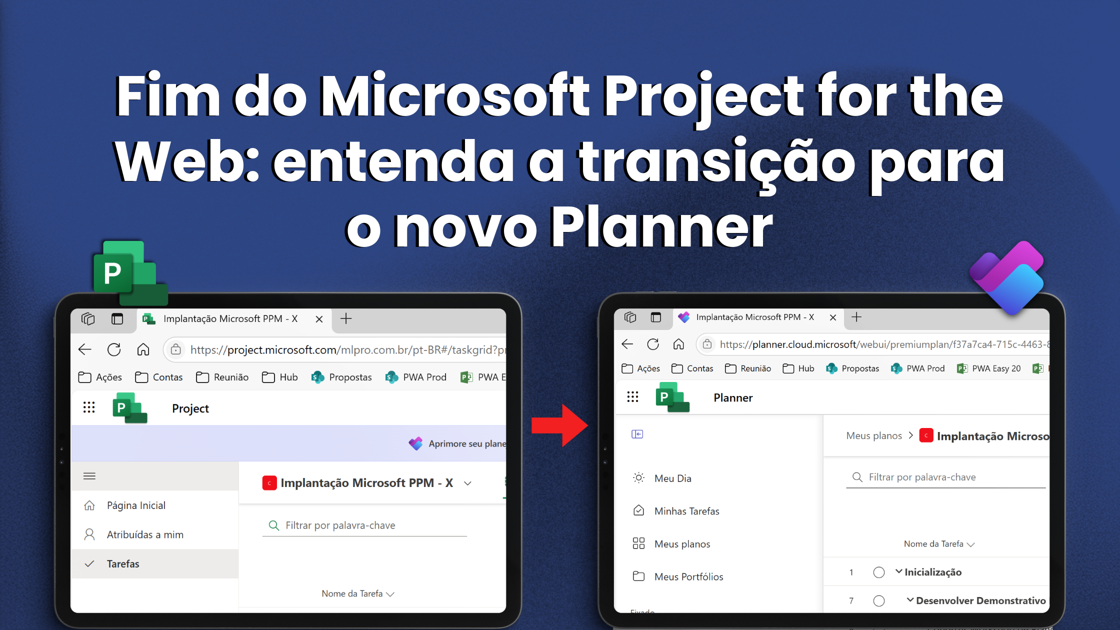 Capa do artigo Fim do Microsoft Project for the Web: o que muda com o novo Planner