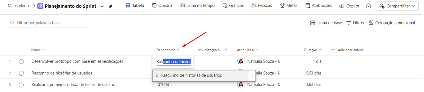Latência em Dependências de Tarefas no Microsoft Planner
