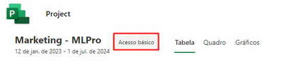 Acesso Básico Project for the Web