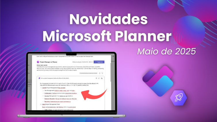 Capa do artigo Novidades do Microsoft Planner Maio de 2025