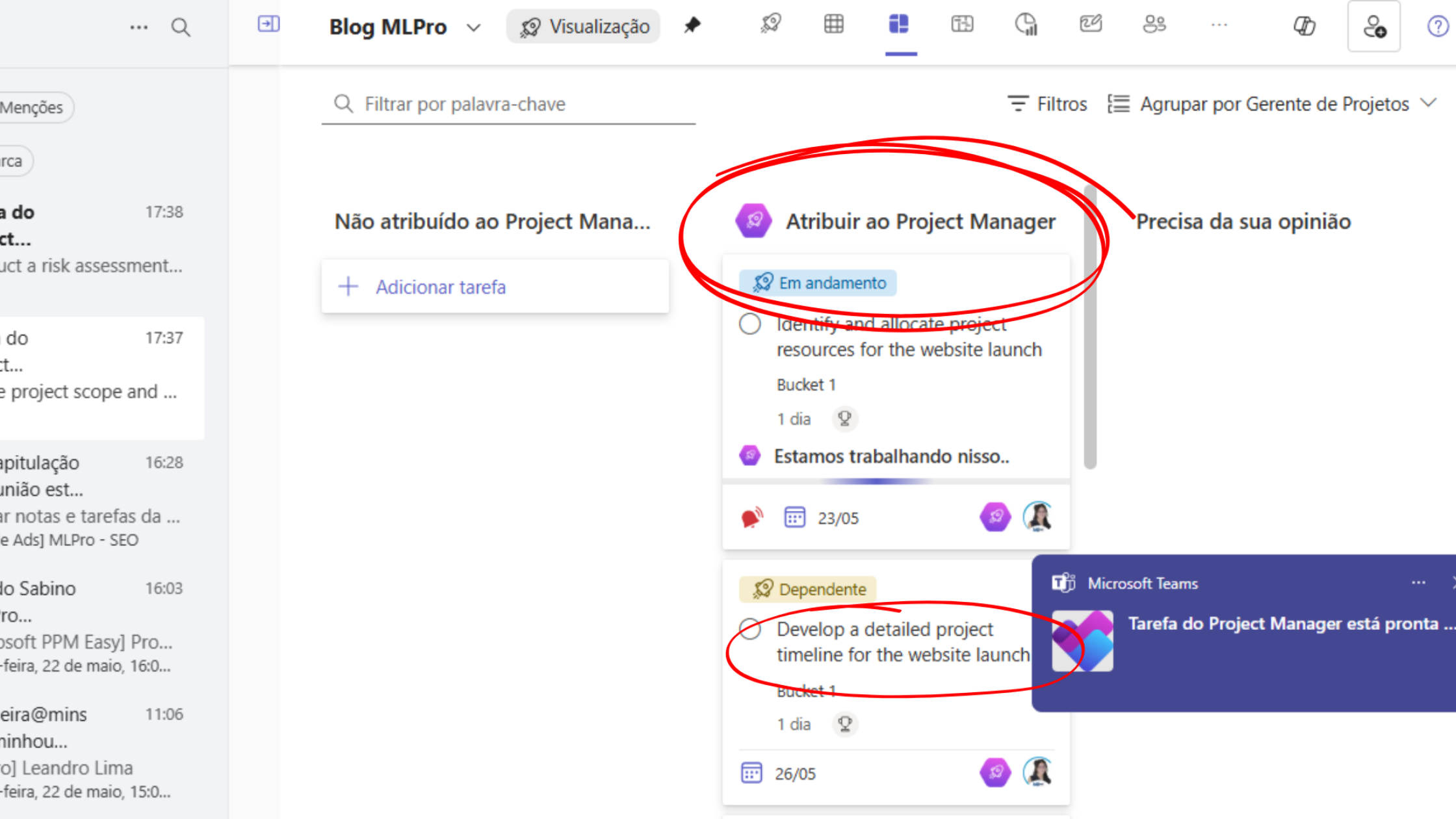 O Microsoft Planner agora tem notificações em tempo real!