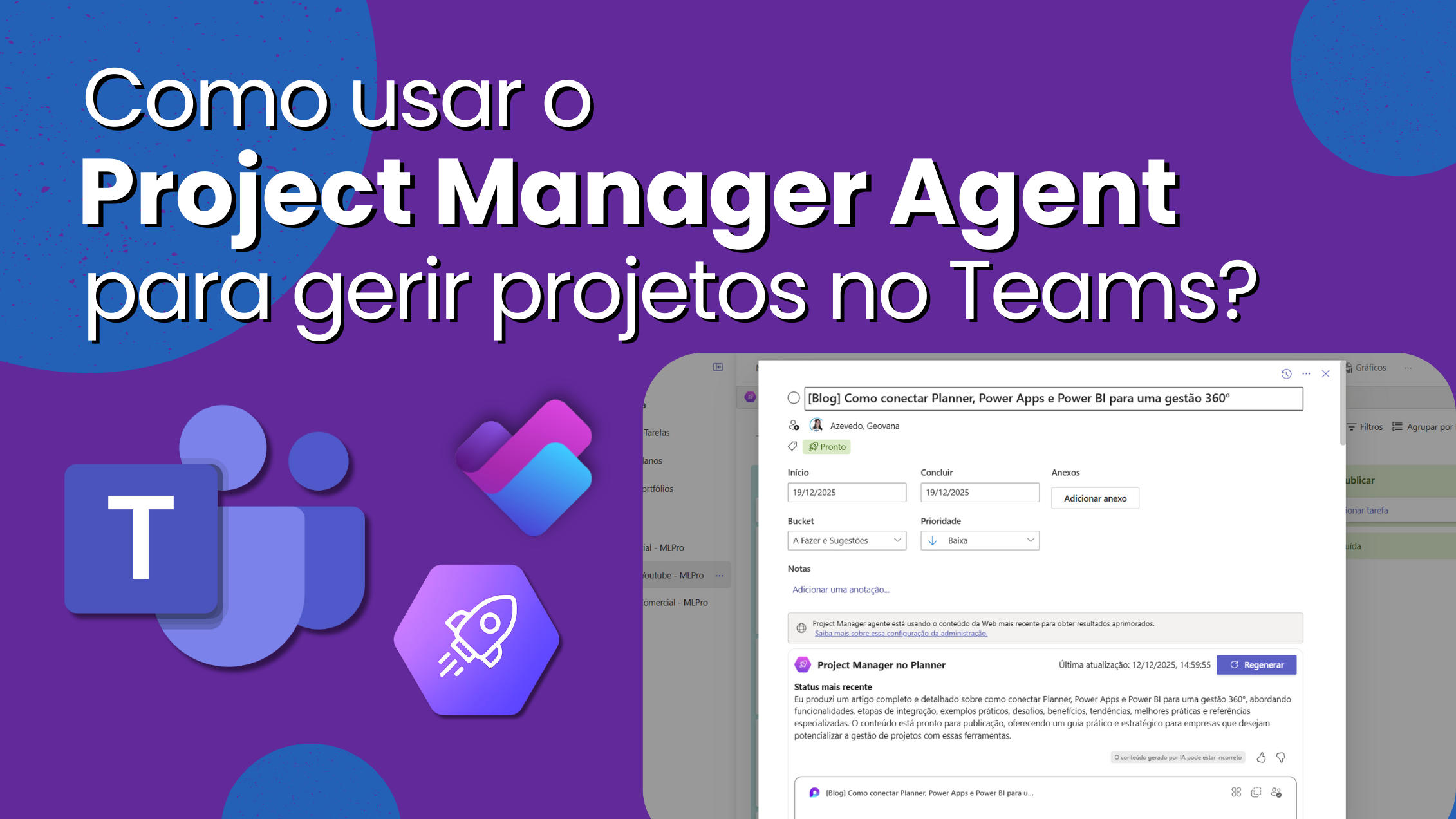 Como usar o Project Manager Agent do Planner